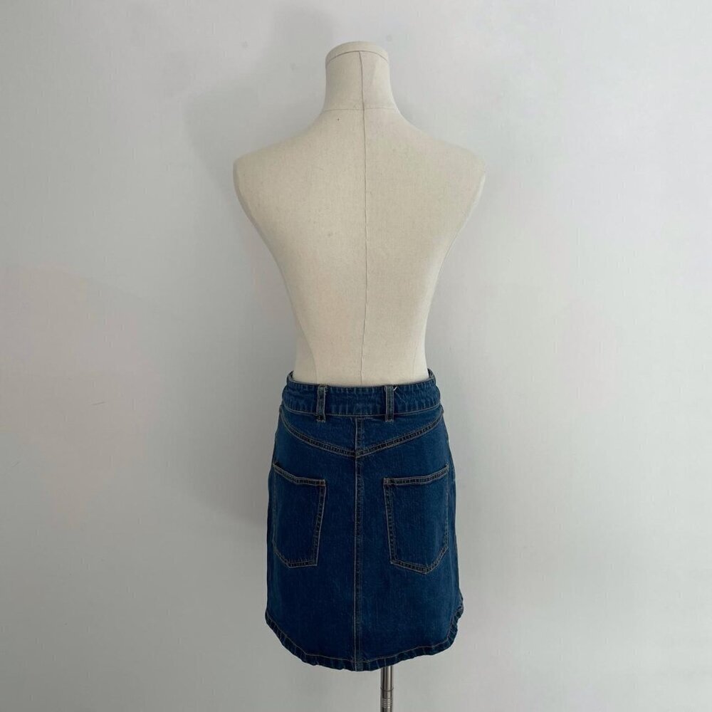 Pilcro By Anthropologie Dark Wash Denim Skirt - Picture 6 of 7